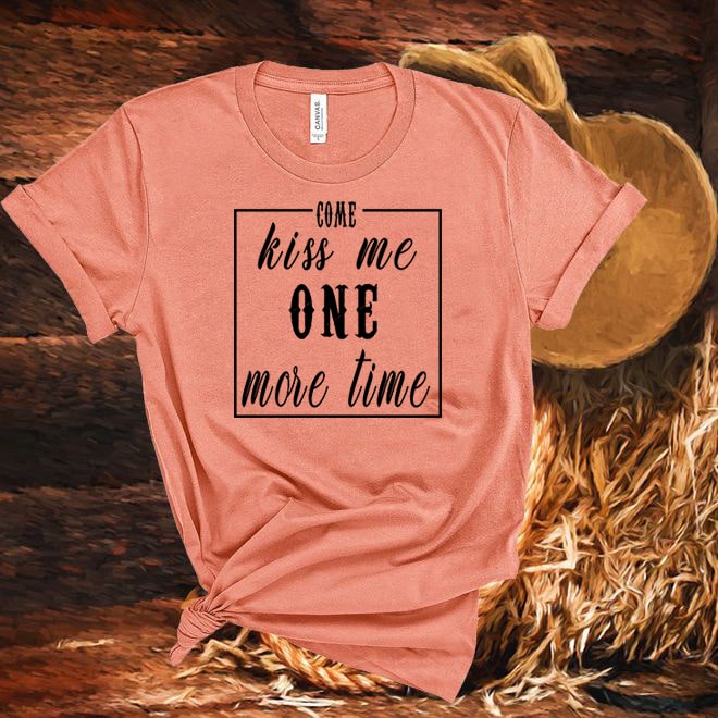 Kane Brown American country singer Tshirt Heaven Come kiss me one more time Lyrics Tshirt