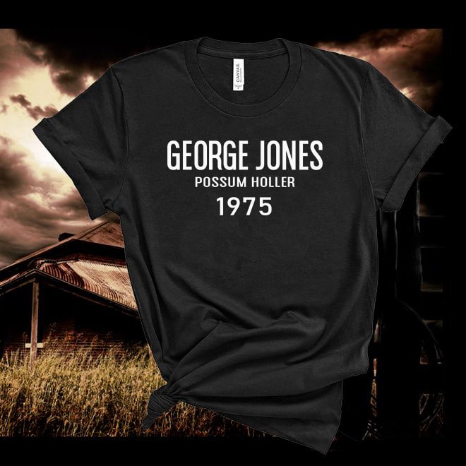 George Jones tshirt,Country Music Tshirt/