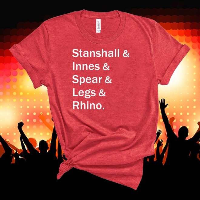 Bonzo Dog,Stanshall,Innes,Spear,Legs,Rhino,Music Line Up  Tshirt