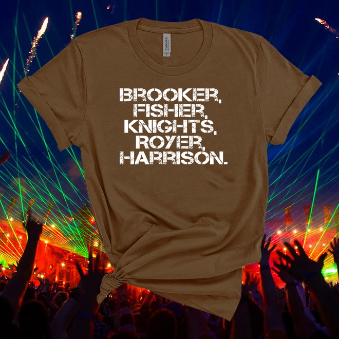 Procol Harum English rock band Tshirt Brooker Fisher Knights Royer Harrison Tshirt