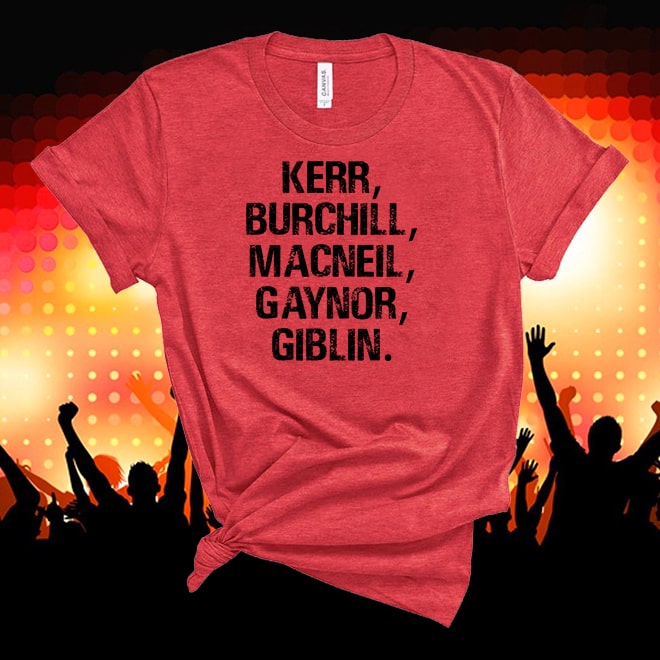 Simple Minds Tshirt, Kerr, Burchill, MacNeil, Gaynor, Giblin