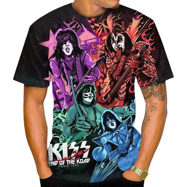 Kiss Music Band T shirt