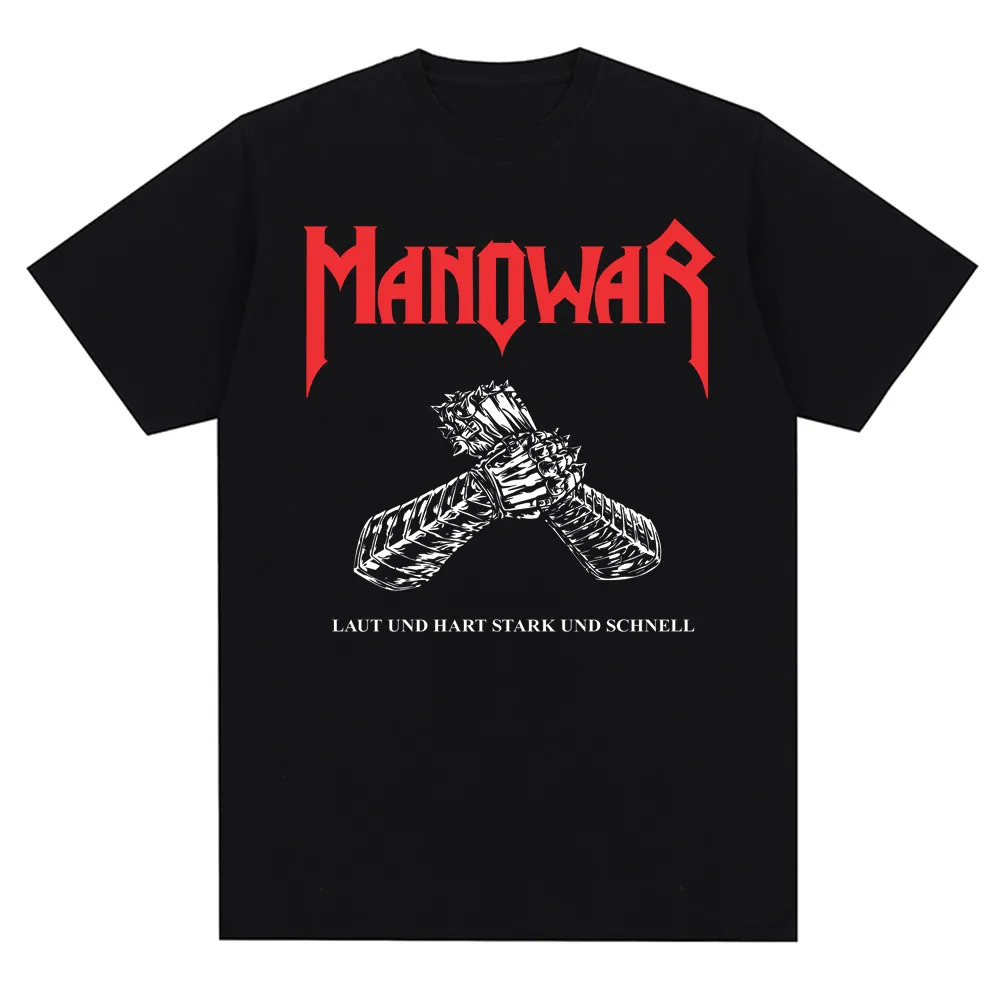 Manowar American heavy metal Band graphic tees T shirt