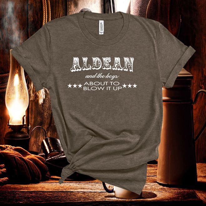 Jason Aldean country music  Lyrics Tshirt ,Lights Come On Lyrics Tshirt