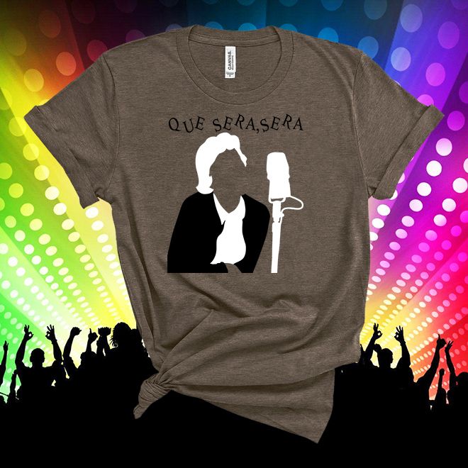 Doris Day American actress and singer Tshirt Que Será Será T shirt