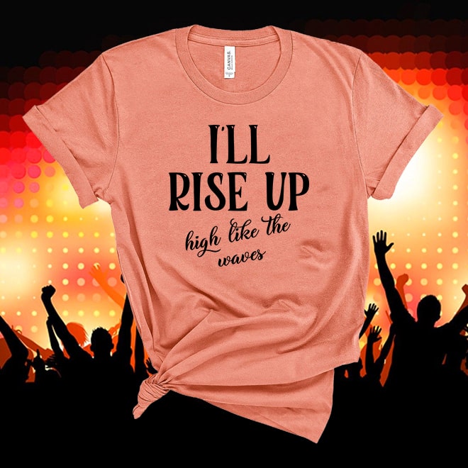 Andra Day,Rise Up Song Lyrics,Inspired Unisex Music,Festival T shirt/