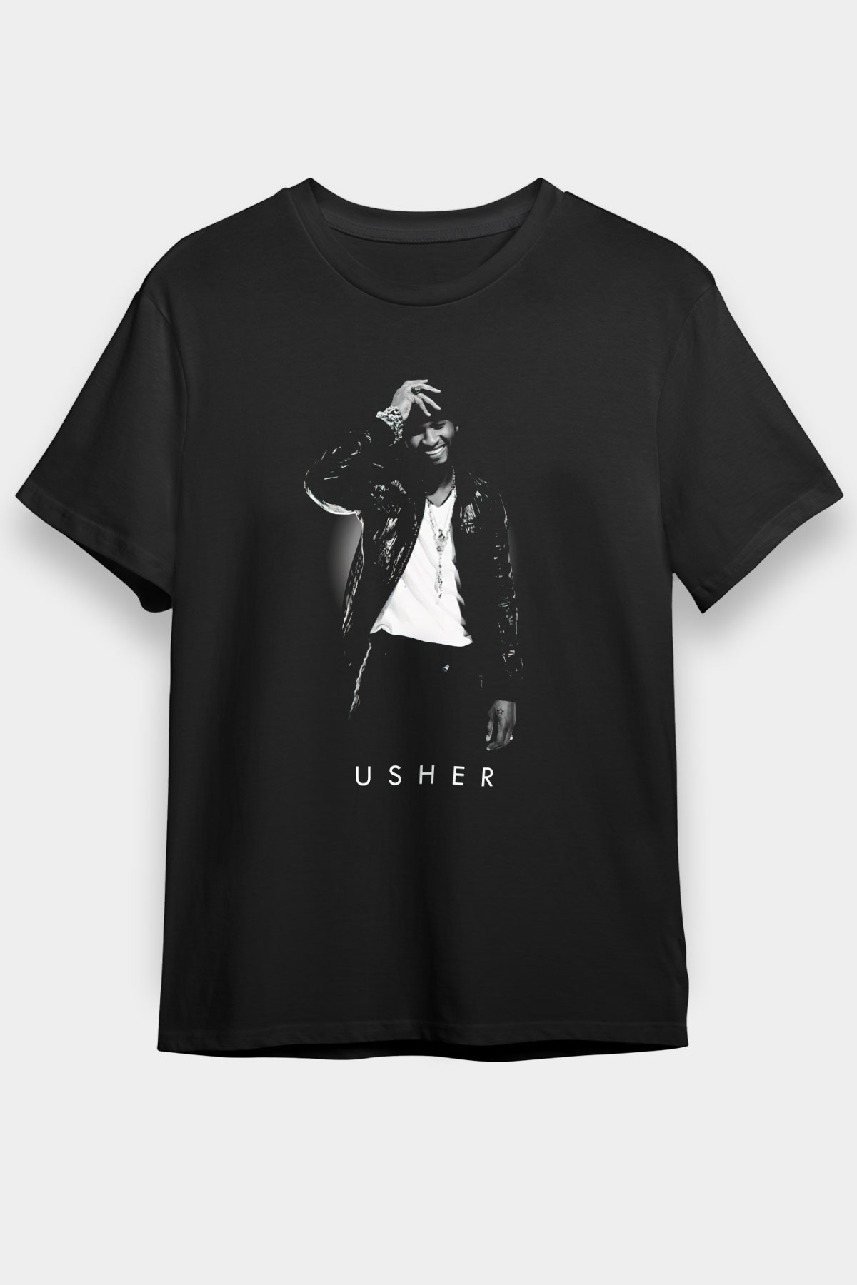Usher T shirt,Music Band,Unisex Tshirt 04/
