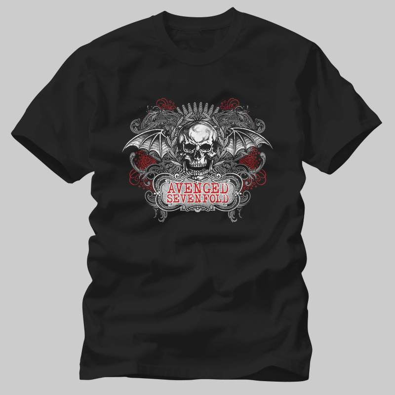 Avenged Sevenfold,Ornate Skull  Tshirt
