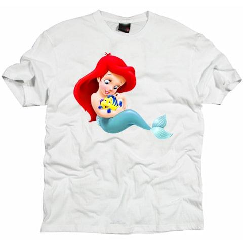 Disney Little Mermaid Ariel Cartoon T shirt