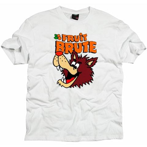 Fruit Brute Monster Cereal Werewolf Cartoon T shirt
