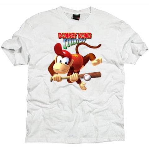 Super Mario Msb Diddy Cartoon T shirt