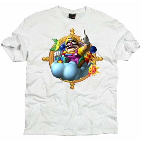 Super Mario Wario Cartoon T shirt