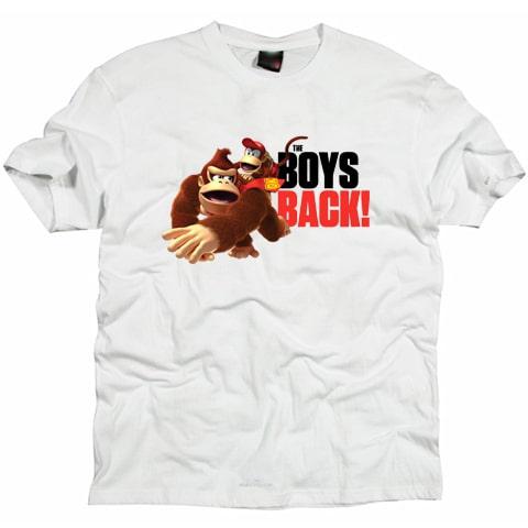 Super Mario Kong Cartoon T shirt