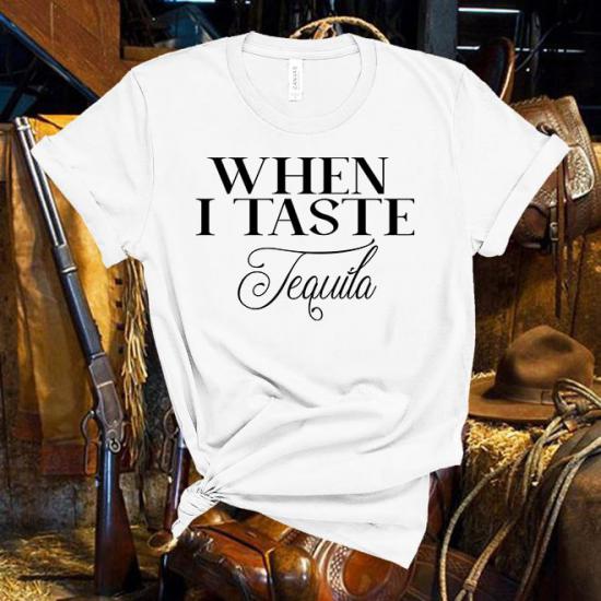 Dan and Shay Tshirt,When I Taste Tequila,Lyric T-Shirt,Concert T-Shirt/