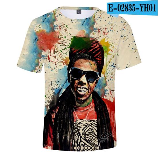 Lil Wayne,Rap,Hip Hop,3 Peat Tshirt