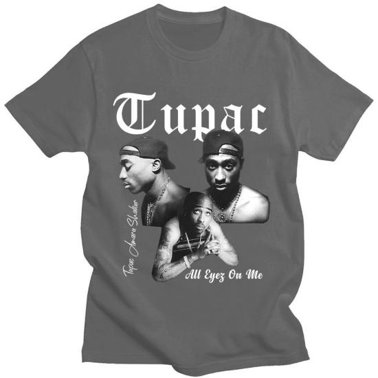 Tupac,2-Pac,All Eyes On Me,Hip Hop,Dark Gray Tshirt