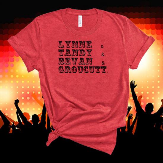 Electric Light Orchestra,Lynne,Tandy,Bevan,Groucutt,Music Line Up  Tshirt