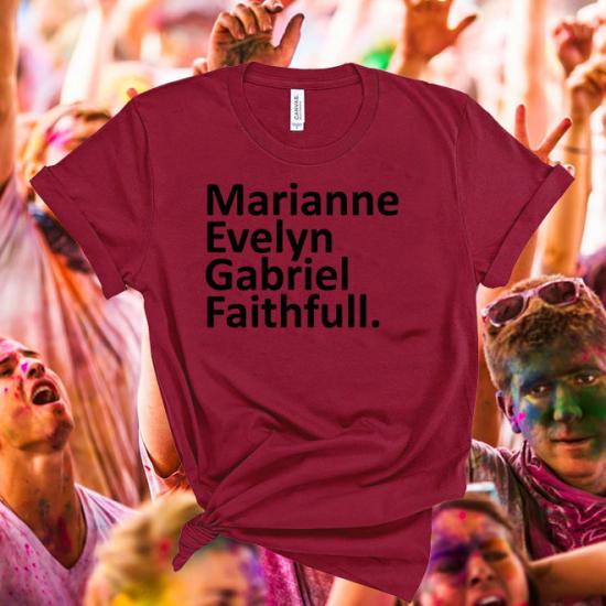Marianne Evelyn Gabriel Faithfull, Music Line Up Tshirt