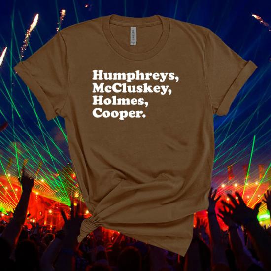 Omd,Humphreys,McCluskey,Holmes,Cooper,Music Line Up Tshirt