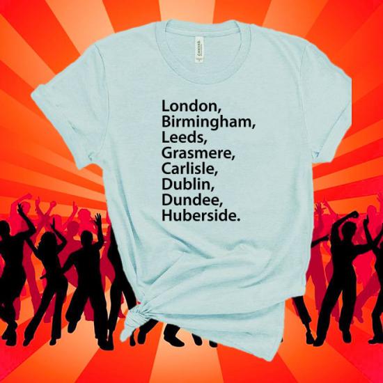 Panic,London,Birmingham, Leeds,Grasmere Tshirt/