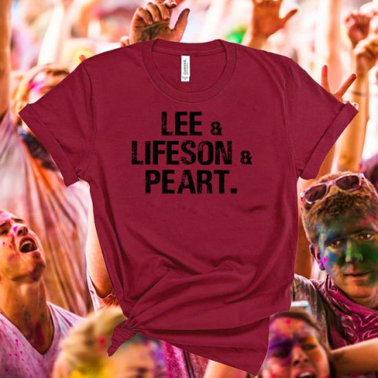Rush Tshirt,Lee ,Lifeson,Peart,Music Line Up Tshirt