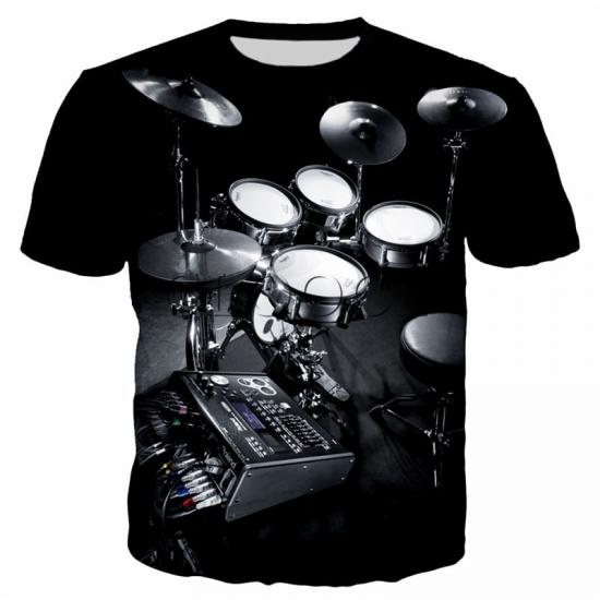 Drums in Black Concert Tshirt