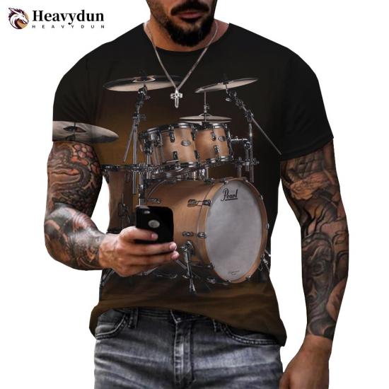 Drums Set Coffee Tshirt