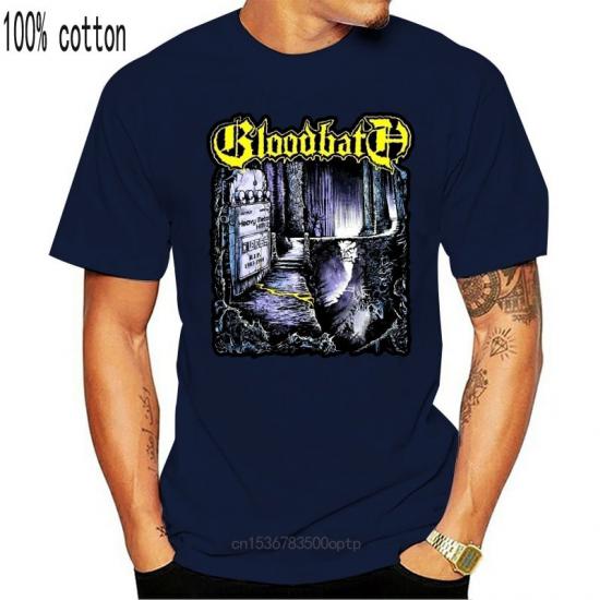 Entombed,Death metal,Left Hand Path,blue Tshirt
