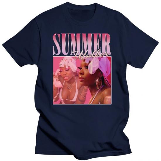 Summer Walker,R&B,Over It,blue Tshirt