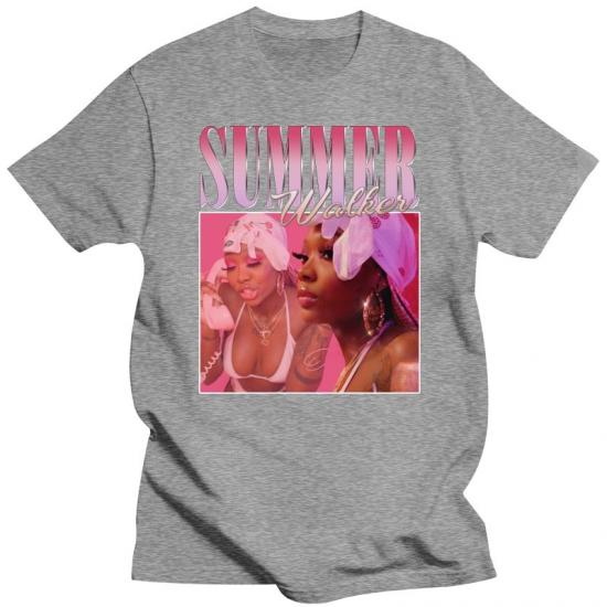 Summer Walker,R&B,Over It,gray Tshirt