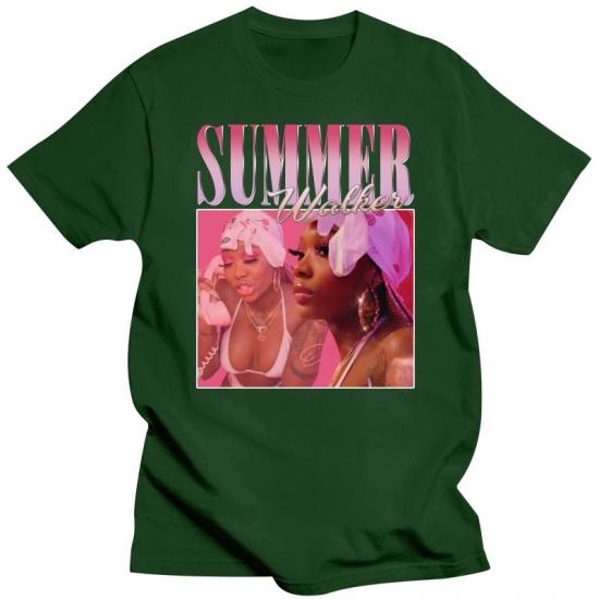 Summer Walker,R&B,Over It,green Tshirt