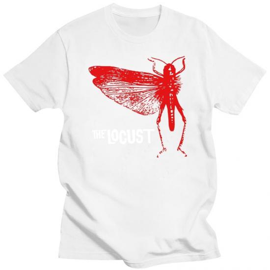 The Locust Band, Grindcore, ‎mathcore‎, ‎powerviolence,white Tshirt