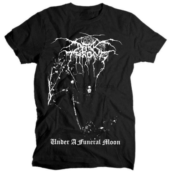 Darkthrone Under a Funeral Moon, Rock  Band T shirt