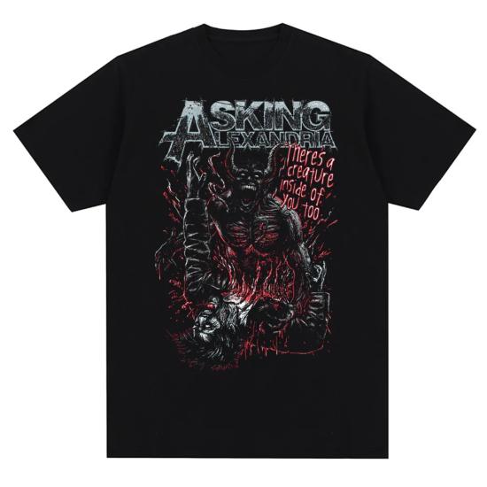 Asking Alexandria ,Rock Band T shirt