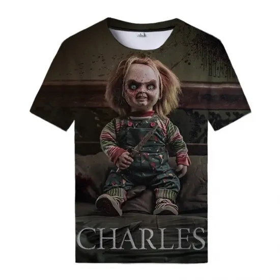 Chucky,Horor Movie,Charles Tshirt