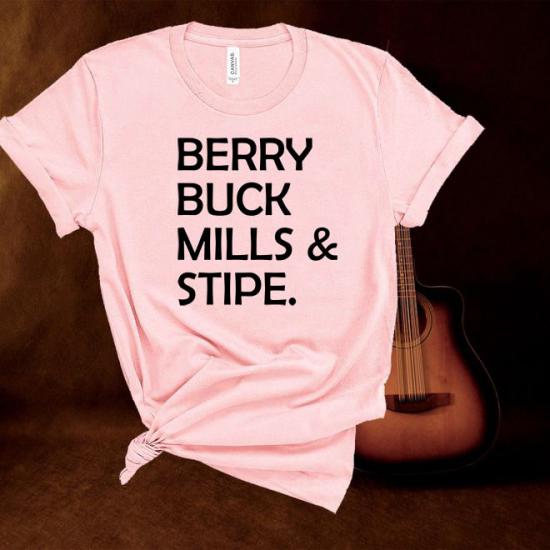 Berry Buck Tshirt Mills Stipe,Rock Band Tee
