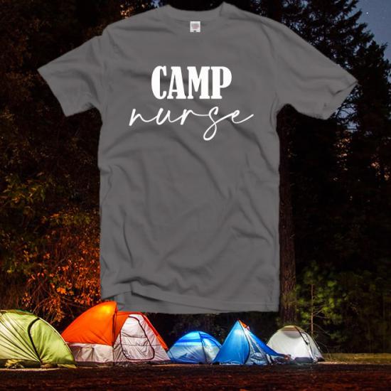 Camp Nurse Shirt,Camping Nurse Shirt/