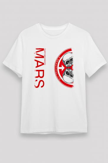 30 Seconds To Mars, Music Band ,Unisex Tshirt  07/