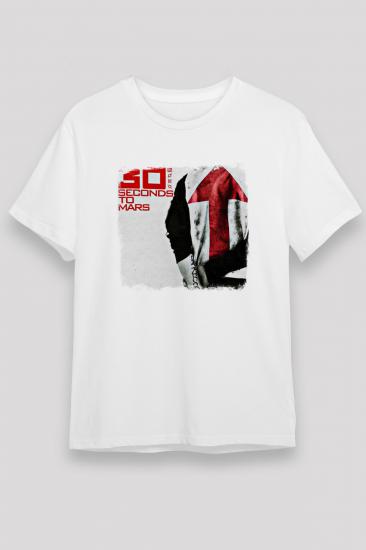 30 Seconds To Mars, Music Band ,Unisex Tshirt  08/