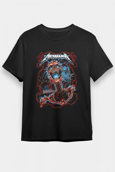 Metallica T shirt, Music Band ,Unisex Tshirt 32/