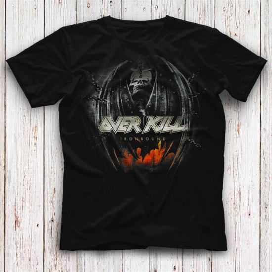 Overkill T shirt, Music Band ,Unisex Tshirt  05