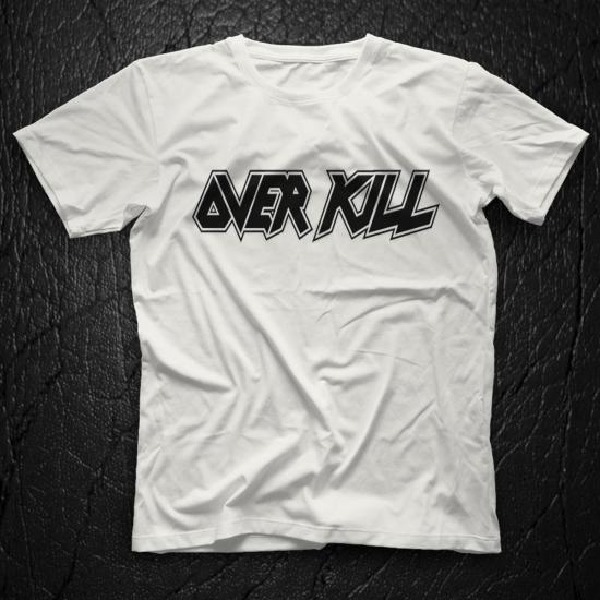 Overkill T shirt, Music Band ,Unisex Tshirt  07/