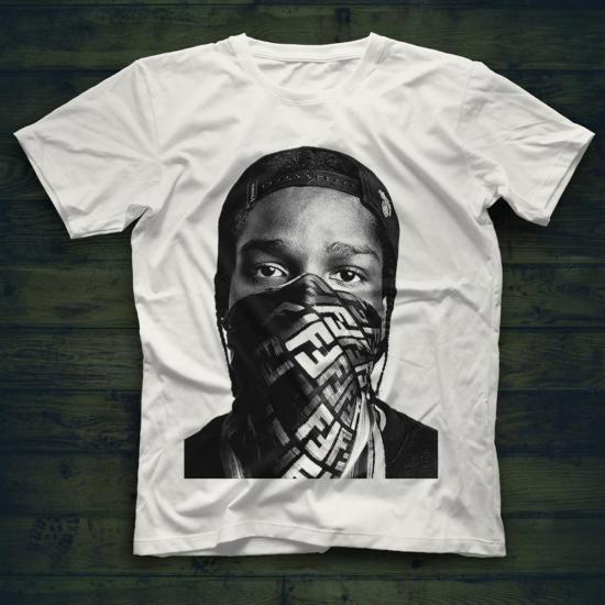ASAP Rocky T shirt,Hip Hop,Rap Tshirt 08