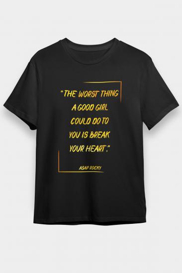 ASAP Rocky T shirt,Hip Hop,Rap Tshirt 13