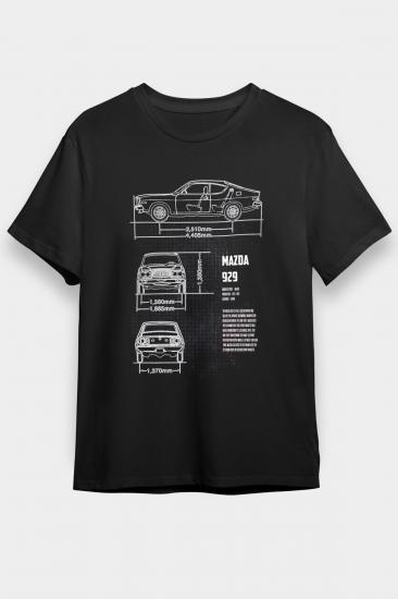 Mazda-929 Cars,Racing,Unisex,Tshirt 02