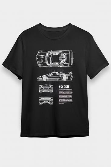 Nsx-jgtc Cars,Racing,Unisex,Tshirt