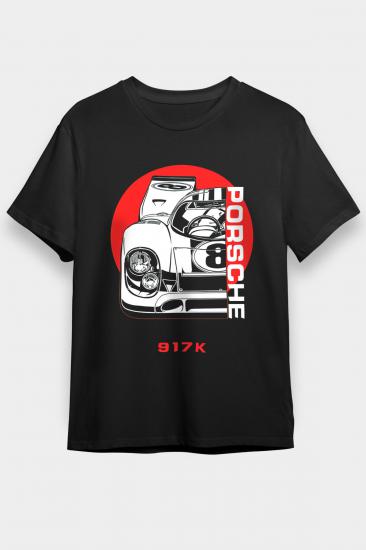 Porsche-917k Cars,Racing,Unisex,Tshirt 07