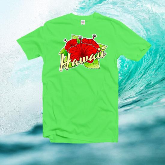 Hawaii rose,Beach ,summer,ocean Unisex Classic tshirt
