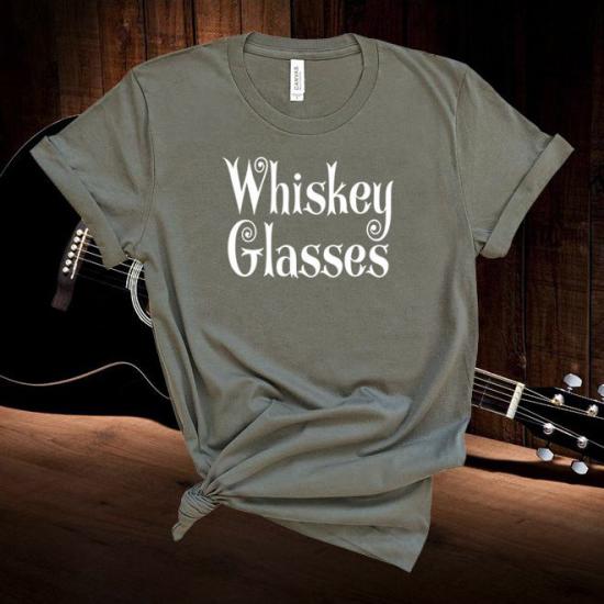 Morgan Wallen,Whiskey Glasses Tshirt/