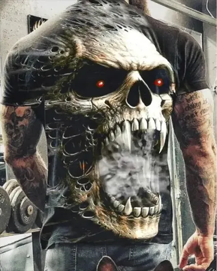 Hot Skull Tshirt/